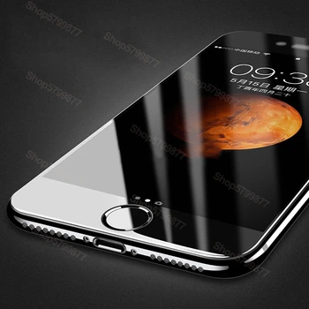 9999D Lenktas Grūdintas Stiklas iPhone 7 8 6 6S Plus SE 2020 Screen Protector iPhone6 iphone7 iphone8 Visiškai Padengti Apsaugine Plėvele