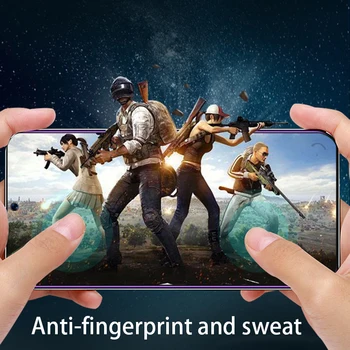 9D Anti-pirštų atspaudų Apsaugos Grūdintas Stiklas Samsung Galaxy A71 A70 A70S A7 2018 71 70 S 70 Full Screen Protector Filmas