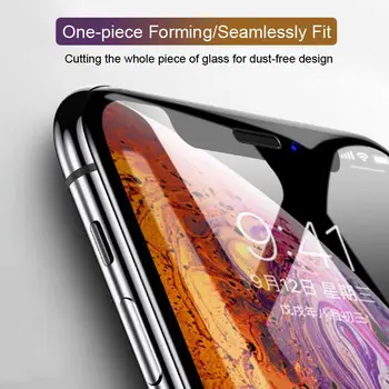 9D Grūdintas Stiklas iPhone Pro 11 8 7 Plus X XS MAX 2 in 1 Pilnas draudimas screen protector dėl 