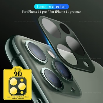 9D skaidraus Akrilo Atgal Fotoaparato Objektyvą Screen Protector, iPhone, 11 Pro Max Grūdinto Stiklo Plėvelė, Objektyvo Apsauga Apima, 