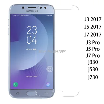 9H HD Grūdintas Stiklas SAMSUNG Galaxy j3 skyrius J5 J7 2017 m. ES Screen Protector Filmas 