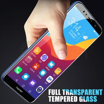 9H Visiškai Padengti Apsaugine Stiklo Huawei Honor 8X 8A 8C 8S Grūdintas Stiklas Garbę 7A 7C 7X 7S 9X 9A 9C 9S Žaisti Screen Protector