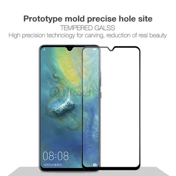 9H Visiškai Padengti Grūdinto Stiklo Huawei Mate 20 X lite Apsauginė Stiklo Plėvelė Huawei Nova 4 3 3i Garbę 8X 8C Y9 P Smart 2019