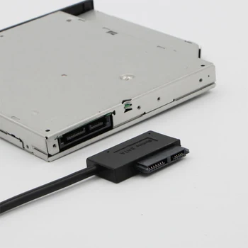Adapteris Įrašymo Vairuotojo Nemokama CD Diskas HDD Linija Ratai SATA į USB 3.0 SATA7+6 13 Pin Sata Kabelis