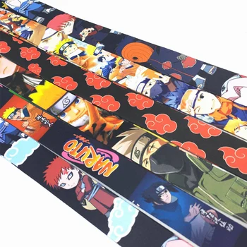 Anime Naruto Akatsuki Klavišą Virvelę Cosplay Prop Unisex Telefono Dirželiai Įrašą ID Kortelę Perduoti Sporto salę Naruto Priedai