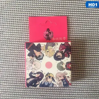 Anime Naruto, One Piece Tokijo Pabaisa Re: Zero Washi Tape 1.5cmx5m Lipnia Juosta Kanceliarinės prekės 