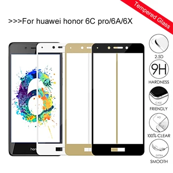 Apsauginis Stiklas Huawei Honor 6a 6x 6C Pro 6 X X6 A6 C6 Grūdintas Stiklas Screen Protector Dėl Honor6A Honor6x HD Padengti Plėvele