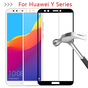 Apsauginis Stiklas Huawei Y3 Y5 Y6 Y7 Y9 Premjero 2017 2018 Grūdintas Stiklas Y 3 5 6 7 9 3y 5y 6y 7y 9y Screen Protector Atveju