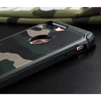 Armijos Camo Camo Modelio Telefono dėklas Skirtas iPhone 11 Pro Max X XS Max XR 7 8 6 6s Plius 5 5s SE Kieto Plastiko Šarvai Padengti Coque
