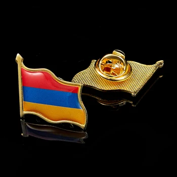 Armėnijos Respublikos Emalio Pin Sagės Atvartas Prisegti Ženkliukai Drabužių Maišą, Papuošalai, Dovana Užsakymą
