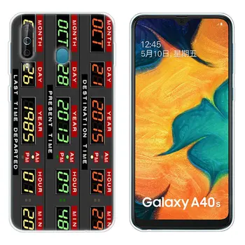 Atgal į Ateitį Soft Case For Samsung Galaxy A90 A80 A70 A50 A60 A40 A30 A10 A20E A2CORE A9 A7 A8 A6 Plius 2018 A5 2017 Dangtis