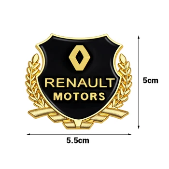 Automobilio stilius 1Pcs 3D Metalų, Automobilių Lipdukai, Emblemos Pusėje Durų Ženklelis Renault Duster 
