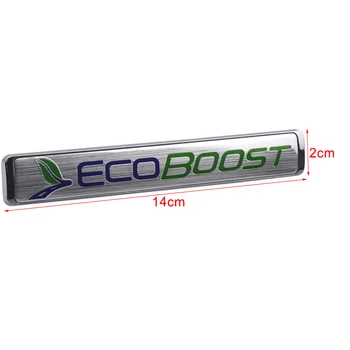 Automobilio Stilius Ecoboost Logotipas Ženklelis 3D ABD Kamieno Kūno Dekoro Lipduko 