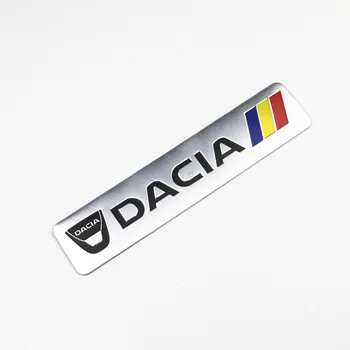 Automobilių Apdailos Lipdukai Logotipas 3D Aliuminio Logotipas Ženklelis Decal Dacia Lodgy 2 Mcv Sandero Duster 