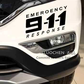 Automobilių Lipdukai 911 Policijos Reagavimo Į Signalizacijos Atšilimo Ženklas Juokinga Kūrybos Apdailos Lipdukai Vinilų Auto Tuning Optikos D10