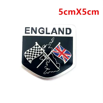 Automobilių, Motociklų Eksterjero Aksesuarai, Didžioji Britanija, jungtinė karalystė Jungtinė Karalystė-Anglija Nacionalinės Vėliavos Aliuminio Lydinio, Automobilių Lipdukai