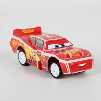 Automobilių Žaibas 3D Puzzle Dėlionės Valdybos Animacinių filmų Tangram Traukti Atgal Gimtadienio Prekių Dovana Vaikui Žaislas Mater