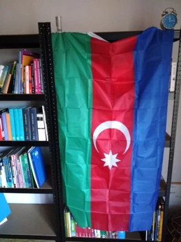 Azerbaidžano 90*150cm vėliava Kabo valstybinė vėliava Namų Puošybai vėliava