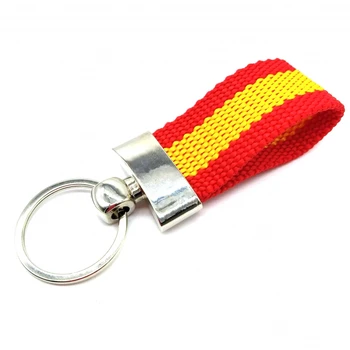 BDM-Keychain vėliavos Ispanija. Originali dovana vyrams ir moterims. Žiedas automobilių ir raktai