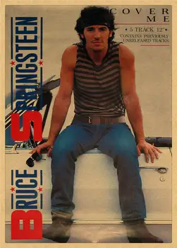 Bruce Springsteen Namo, Buto apdailos Kraft Filmo Plakato Piešimo core Sienų lipdukai 42*30cm