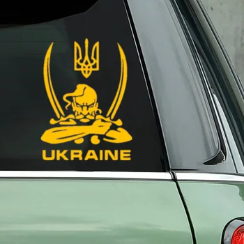 CK20004# cool UKRAINOS adhensive vinilo automobilių lipdukas atspindintis vandeniui automobilio lipdukas, lipdukai ant automobilių, sunkvežimių bamperis galinis langas