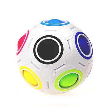 Creative Magic Cube Kamuolys Antistress Vaivorykštė Futbolas Dėlionės Montessori Vaikų Žaislai Vaikams Streso Atsarginiais Žaislas Anti-Stresas