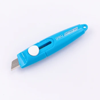 DELI E2020 Mini Cutter 5VNT Box Popieriaus Pjaustytuvas Nešiojamų Saldainiai Spalvos Mokykliniai reikmenys Naudingumas Peilis Pjovimo Raštinės reikmenys Pjovimo Peilis