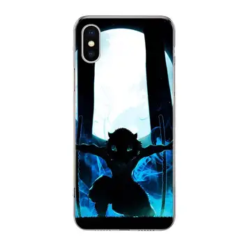 Demon Slayer Kimetsu Nr. Yaiba Kietas Viršelis Telefono dėklas Skirtas Iphone 11 12 Mini Pro 7 6 X 8 6S Plus XS MAX + XR 5S SE 10 9 Str TPU Coq