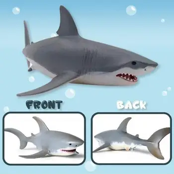 Didysis Baltasis Ryklys Gyvūnų Modelio Žaislas Gyvas Ryklys Žaislas Saugus Realus Modeliavimas Gyvūnų Lėlės Modelio Vaikams