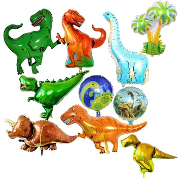 Dinozaurų Teminius Šalies Prekių Vaikams Berniukams, Gimtadienius, Apdailos Plokštės Puodeliai Riaumojimas Dino Šalies Balionas stovi Baby Shower dekoras