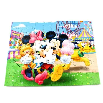 Disney Mickey/princess/mikė/bolidą Dėlionės 60 Popieriaus Galvosūkiai, Žaislai Vaikams, Gimtadienio Dovana