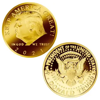 Donald Trump J 2021 Išlaikyti Amerika Labai Vado Aukso Iššūkis Monetos