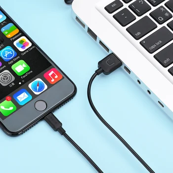 Duomenų USB Laidas iphone kabelis,USAMS 2A greitas įkroviklis įkrovimo Kabelis iPhone 5s X 8 7 6s 5 se 