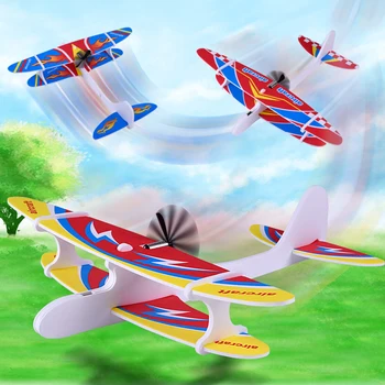 Elektros Ranka Mesti Lėktuvo Putų Pradėti Skristi Sklandytuvas Lėktuvų Modelio Orlaivių Lauko Įdomus Žaislai Vaikams Šalis Žaidimo Lauko Žaislas