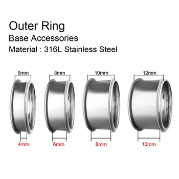 Floya Boho Žiedas 1mm Pločio, Vidiniai Žiedai Sukeisti Užpildyti Žiedas Aliuminio, Medžiagos, Reikmenys