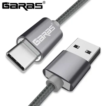 GARAS kabelis USB Kabelio Tipas 3A Greitas Įkroviklis/Duomenų Kabelis, Mikro/C Tipo USB C Mobilusis Telefonas