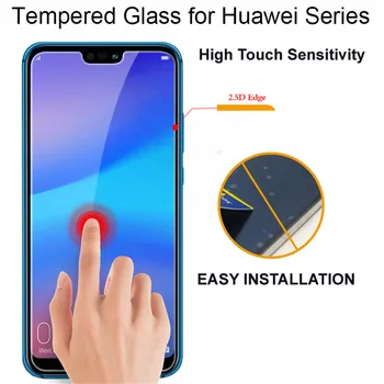 Grūdintas Stiklas Huawei Mate 20 P20 30 P40 Lite Pro Garbės 9 10 8X 9X Screen Protector