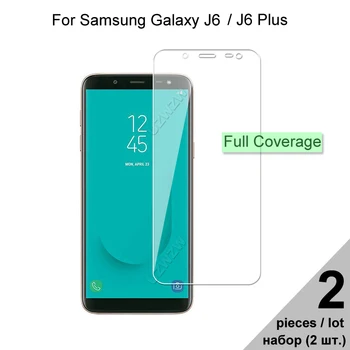 Grūdintas Stiklas Samsung Galaxy J6 Plius / J6 2018 Sprogimų Screen Protector Apsauginė Stiklo Samsung Galaxy J6 Plius