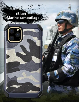 HereCase Armijos Camo Camo Modelio Atveju iphone, 7 X 6 6S 8 Plius XR XS MAX Dangtelis Apsaugos Telefono 