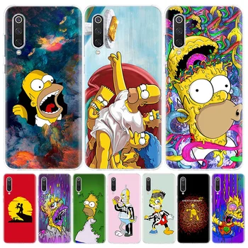 Homer J. Simpsonų Telefoną Atveju Xiaomi Redmi Pastaba 9S 8T 8 7 7 7A 8A 6A 4X S2 MI 10 9 8 CC9 Lite F1 Pro Mados Padengti Rubisafe