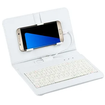 Hot-sale Tablet Case Cover Klaviatūra Bendrojo Laidinė Klaviatūra Flip Dėklas Atveju Andriod Mobiliojo Telefono 4.2