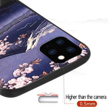 IPhone 12 Mini Pro 11 Atveju 7 8 6 PlusX S Max XR Telefono Atvejais se 2020 Padengti 3D Banga Gėlių Minkštos TPU Reikalas Galinį Dangtelį Rubisafe