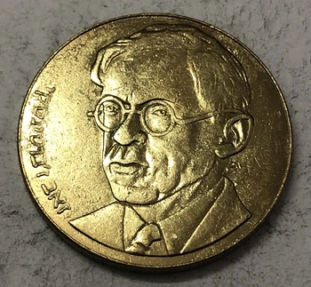 Izraelis 5741 (1980 m.) metus 500 Sheqel Zeev Jabotinsky 100-Osioms - Gimimo Zeev Jabotinsky Kopijuoti Aukso Moneta