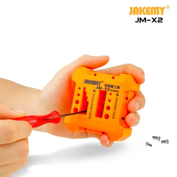 JAKEMY JM-X2 X3 Lengva Atlikti Saugiai Magnetizer Demagnetizer už Magnetizing ar Demagnetizing Atsuktuvas
