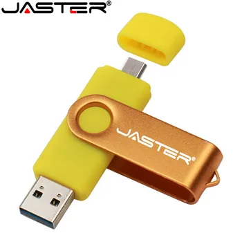 JASTER Didelės Spartos OTG 64GB 32GB USB 2.0 Pen Drive 4GB 8GB 16GB memory stick Rašiklis 2 NI 1 mobilusis telefonas / kompiuteris