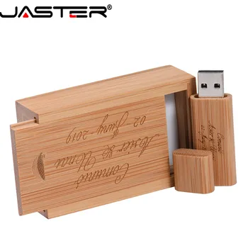 JASTER karšto pardavimo usb+dėžutė medinė pen ratai išorės saugojimo (nemokamai logotipą) USB 2.0 4GB 8GB 16GB 32GB 64GB USB flash drive