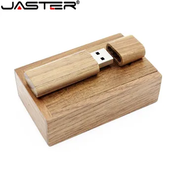 JASTER Medinė USB + box USB 