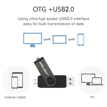 JASTER Sukasi, Micro usb sąsaja OTG Flash drive pendrive 16GB 32GB 64GB USB 