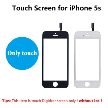 Jutiklinio Ekrano skaitmeninis keitiklis iPhone 5 5s 6 plius 6S se 5c Touchscreen + Rėmas Priekyje, Touch Panel Stiklo Objektyvas 6p 6s Telefonų Priedai
