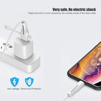 Kabelio Protector For Apple iPhone USB Įkroviklio Laidą Raštas Laido Užsklanda Vielos Vijurkas Apsauga, Skirta 